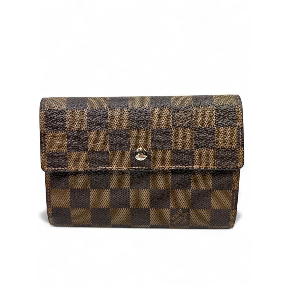Louis Vuitton Vintage Damier Porte-Trésor Étui Papier Wallet